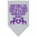 Unconditional Love Smallest Things Screen Print BandanaGrey Small UN847842